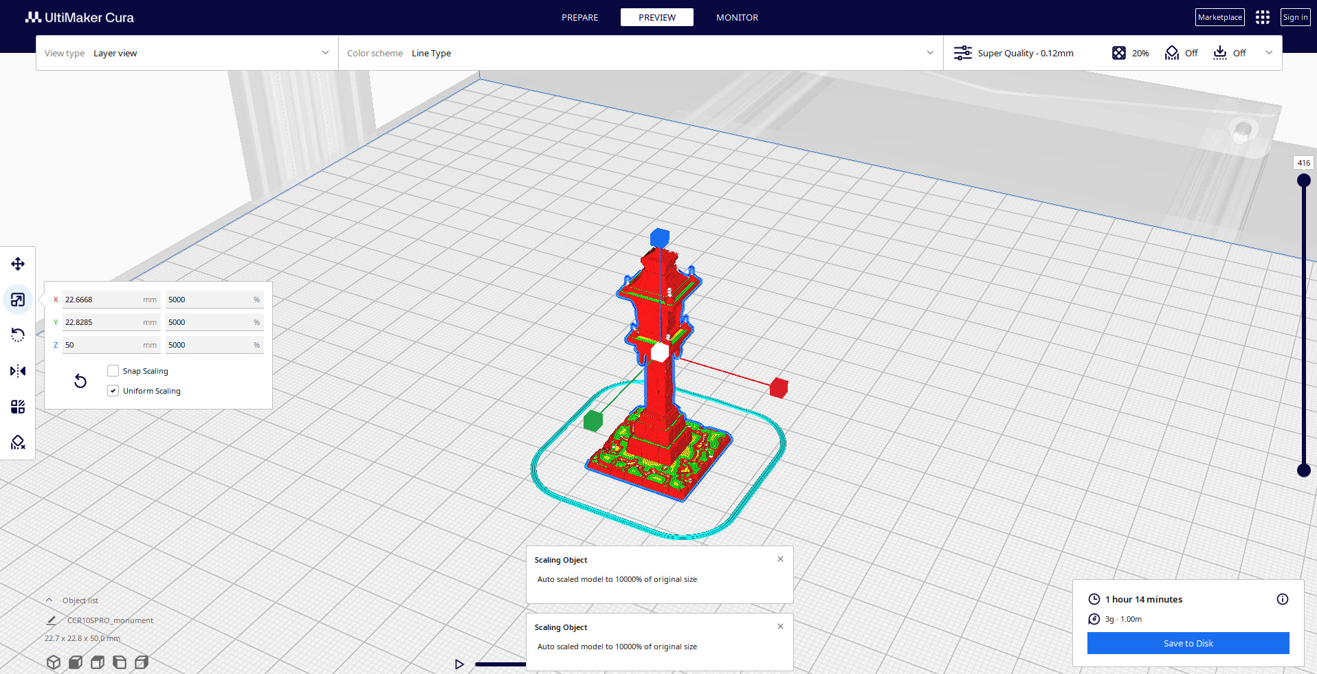 medieval urban stone lantern 8 3D print model_2