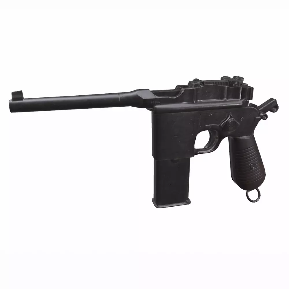 Mauser C96 Free low-poly 3D model
