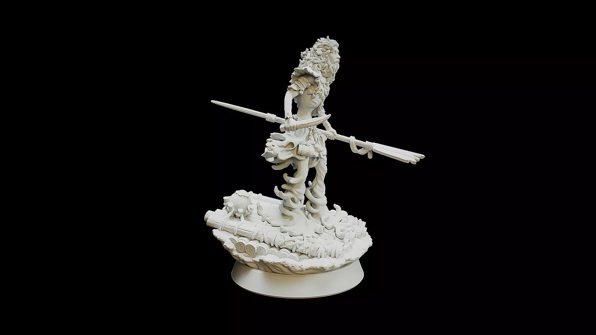 Mourning Castaway 3D print model_0