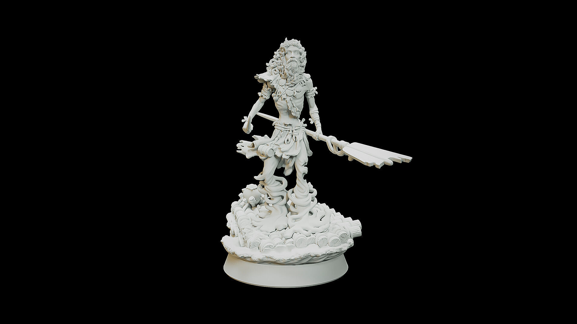 Mourning Castaway 3D print model_1