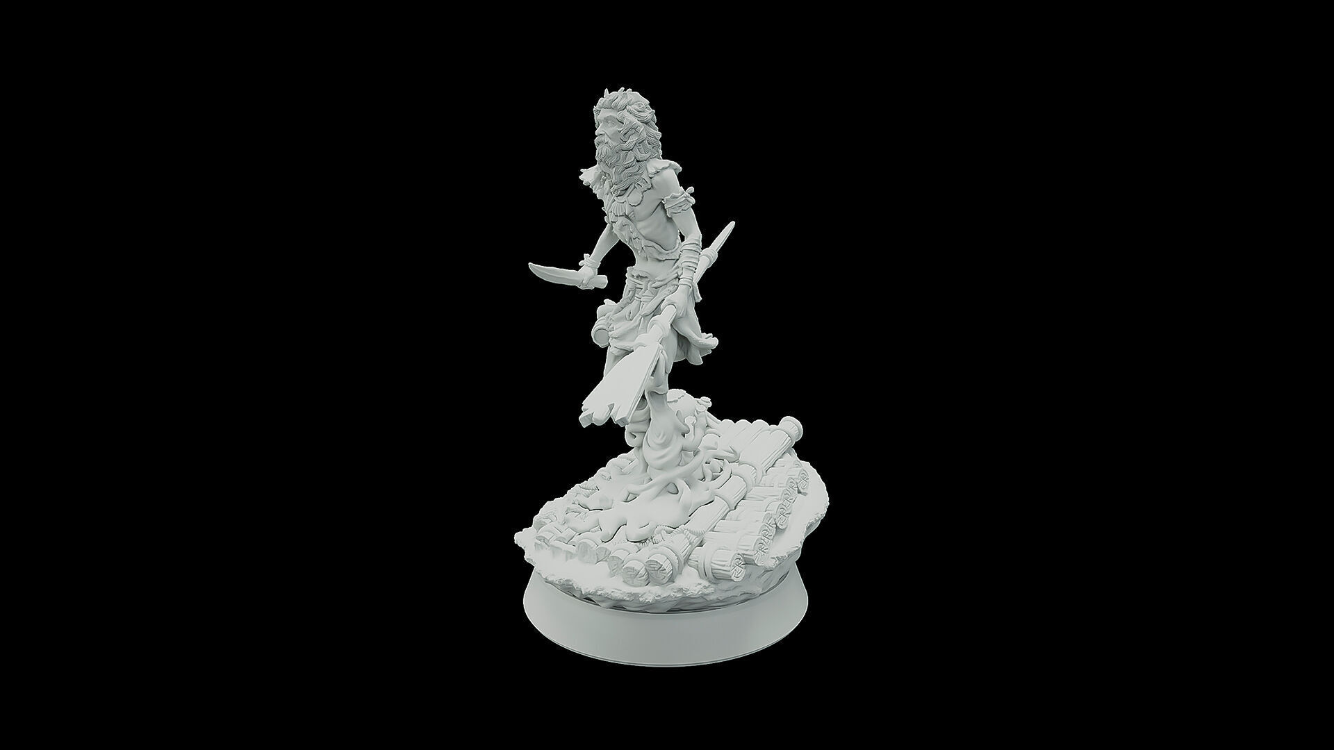 Mourning Castaway 3D print model_2