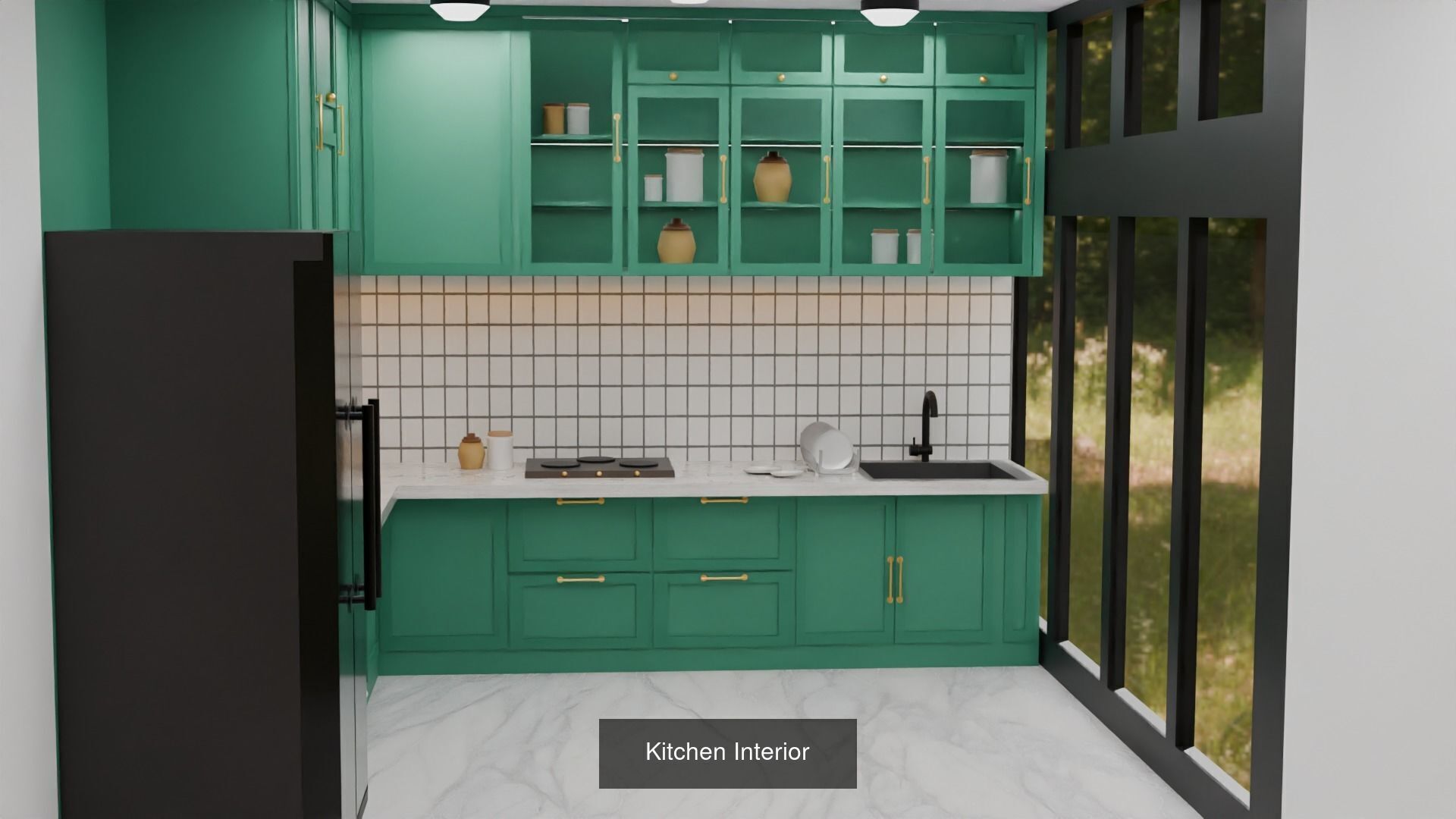 All in One House 3D Models Interior  Exterior Showcase 3D Model Collection_3