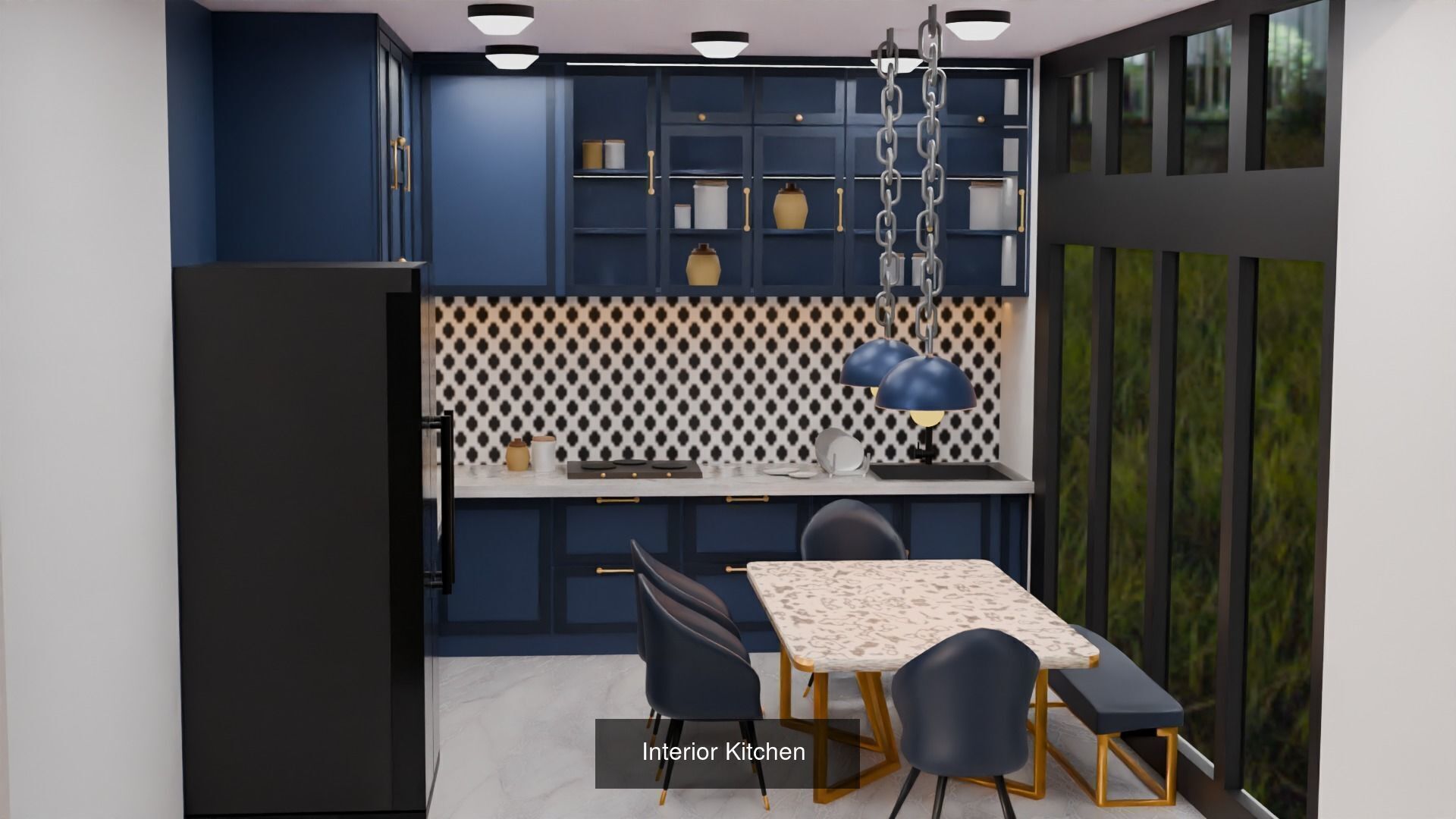 All in One House 3D Models Interior  Exterior Showcase 3D Model Collection_5