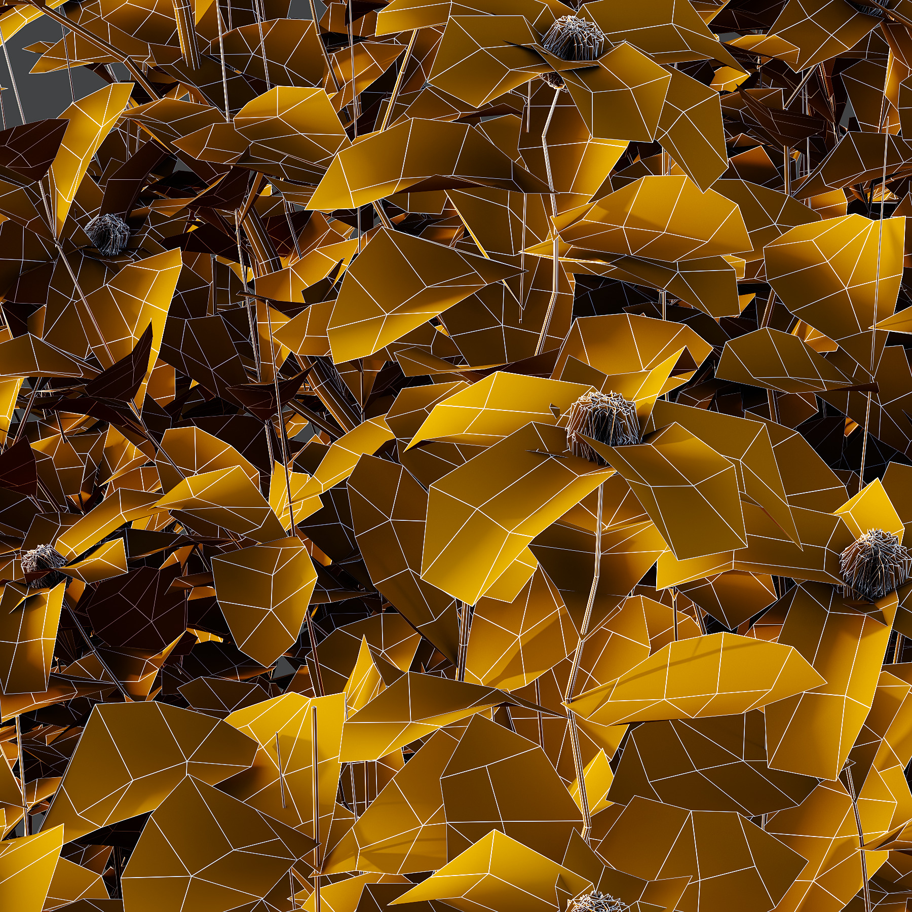 Different bush 08 3D model_6