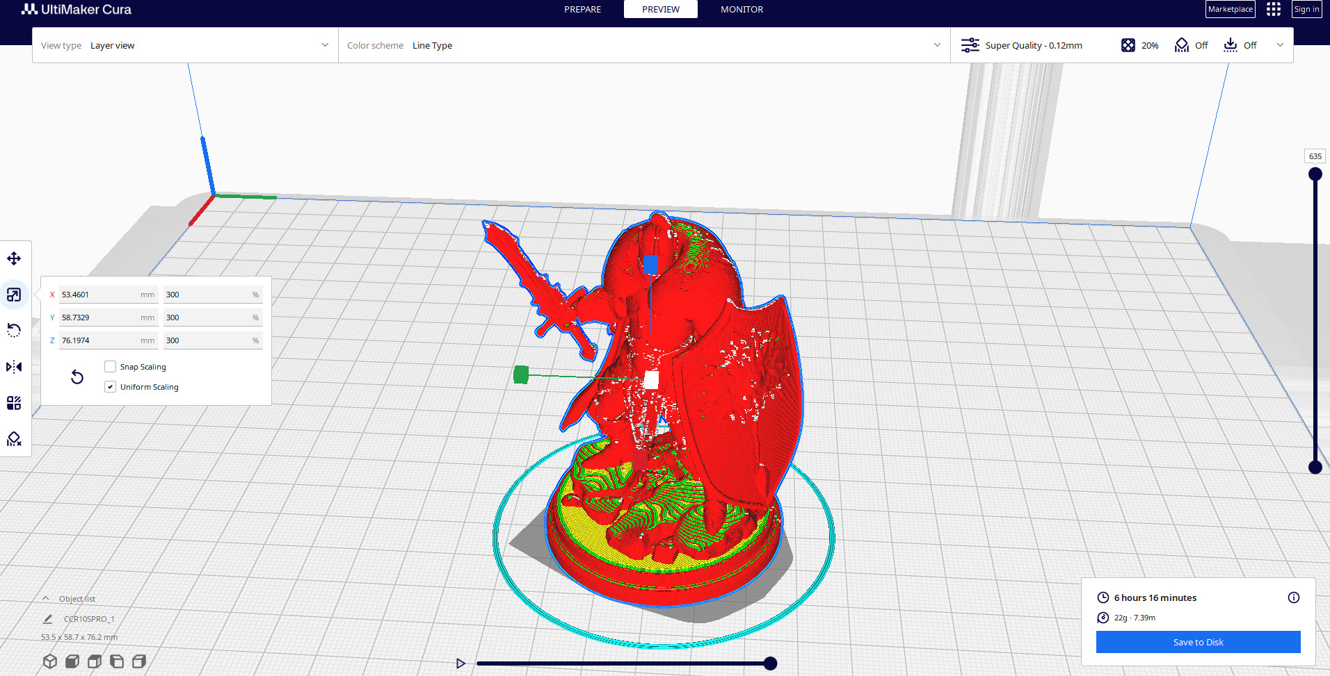 knight fantasy miniature 3D print model_1
