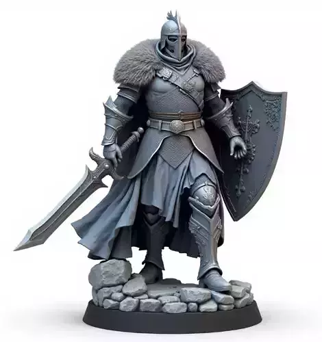 knight fantasy miniature 2