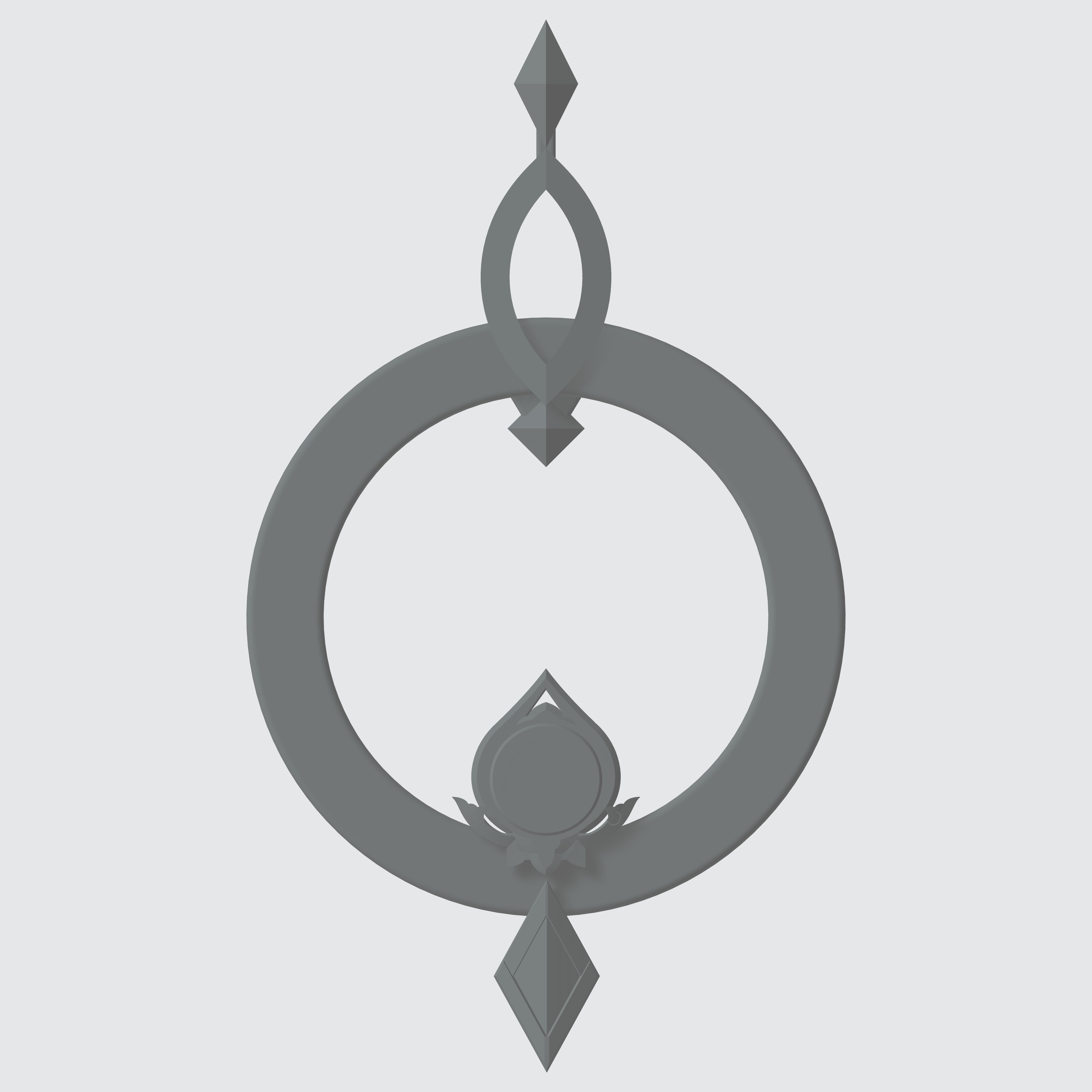 Wanderer Vision Frame fron Genshin impact 3D print model_2