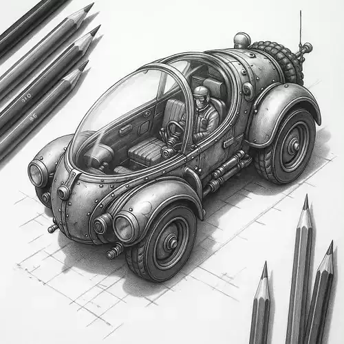 Neon Runner - Futuristic Cyberpunk Car