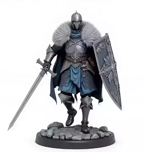 knight fantasy miniature 3