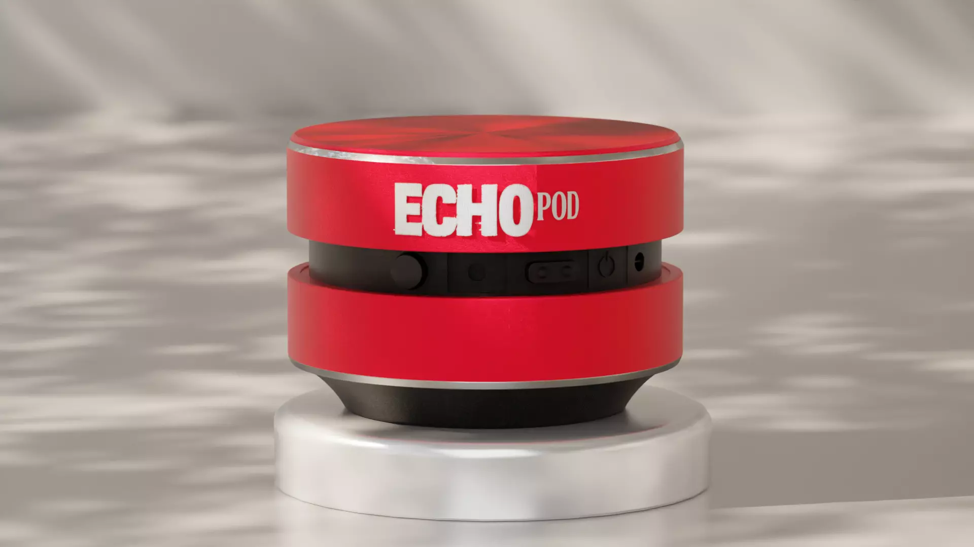 Echo Pod Mini Smart Speaker 3D model_0