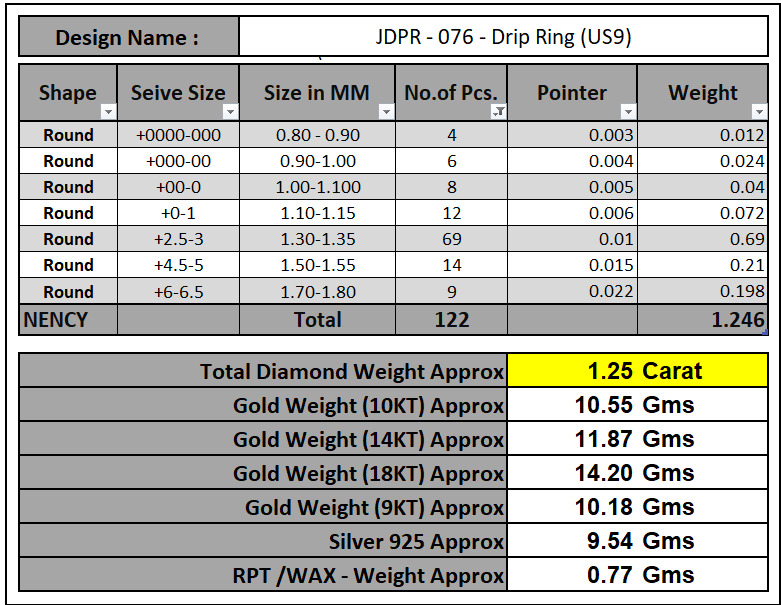 Custom Blood Drips Diamond Ring - Drip Iceout Ring 3D print model_17