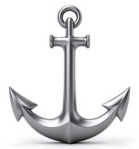 anchor 3D print model