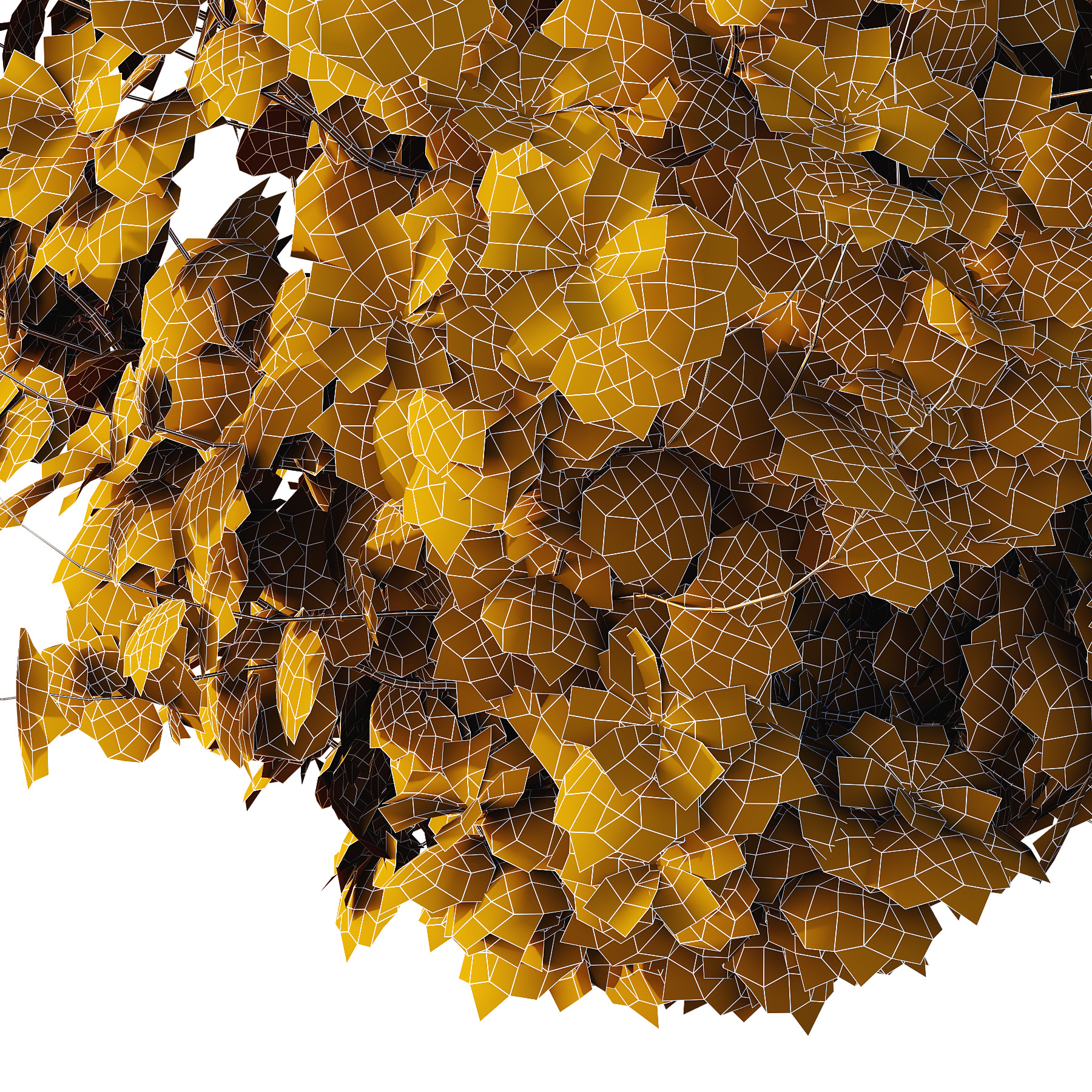 Different bush 09 3D model_4