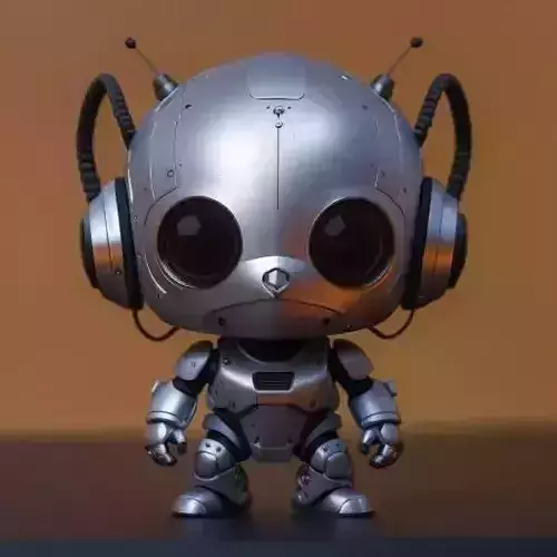 Nanobot B-33 Cute Chibi Robot Companion