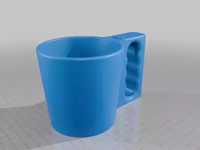 Pint Ice Cream Mug 3D print model Pint Ice Cream Mug 3D print model
