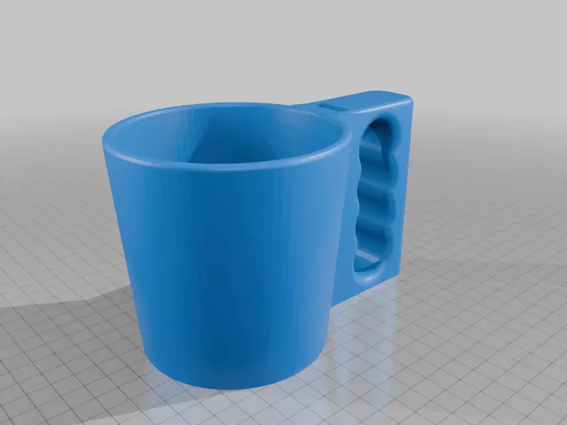Pint Ice Cream Mug 3D print model_0
