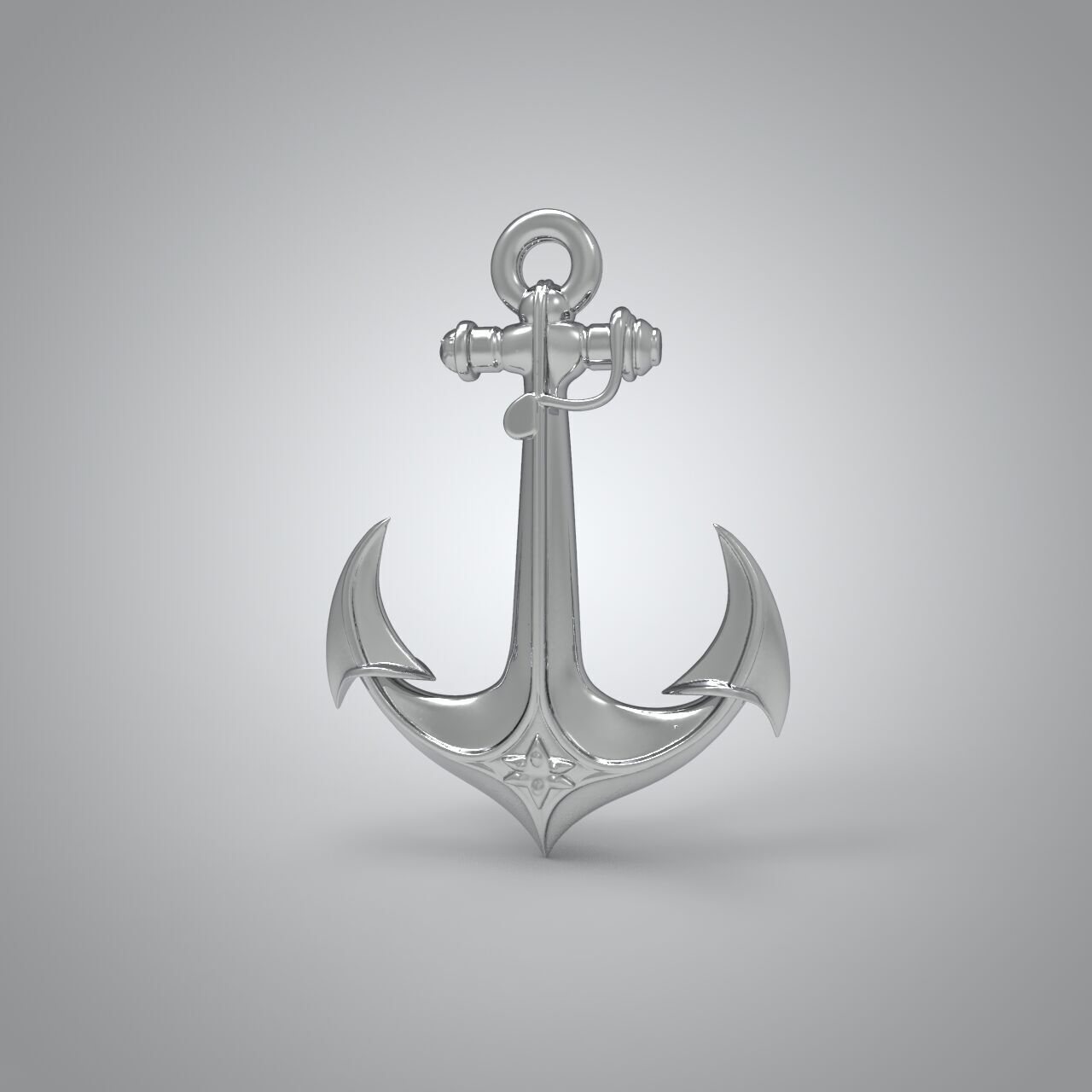 anchor 3D print model_3