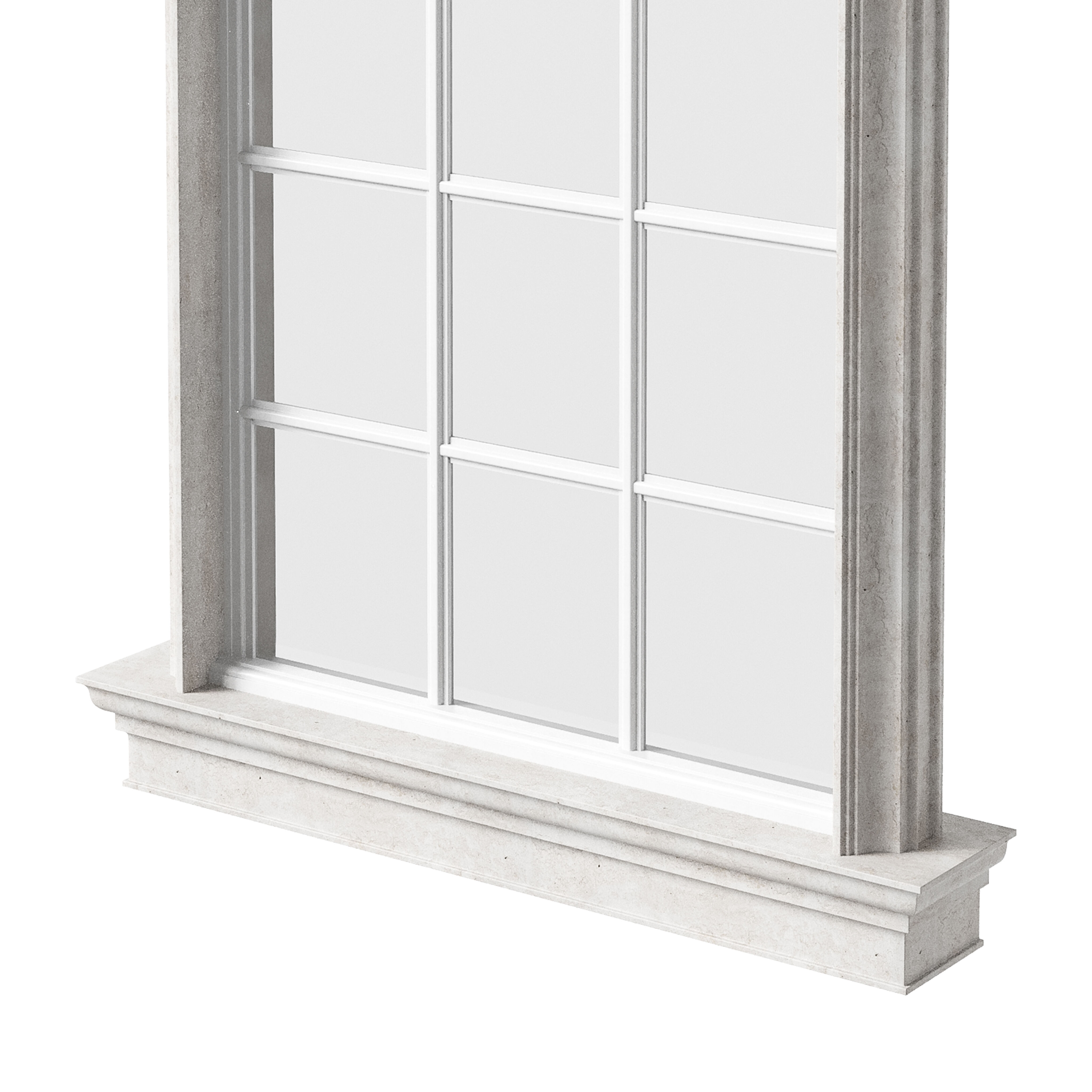 Architectural Classic Window 3D Model 8 3D model_3