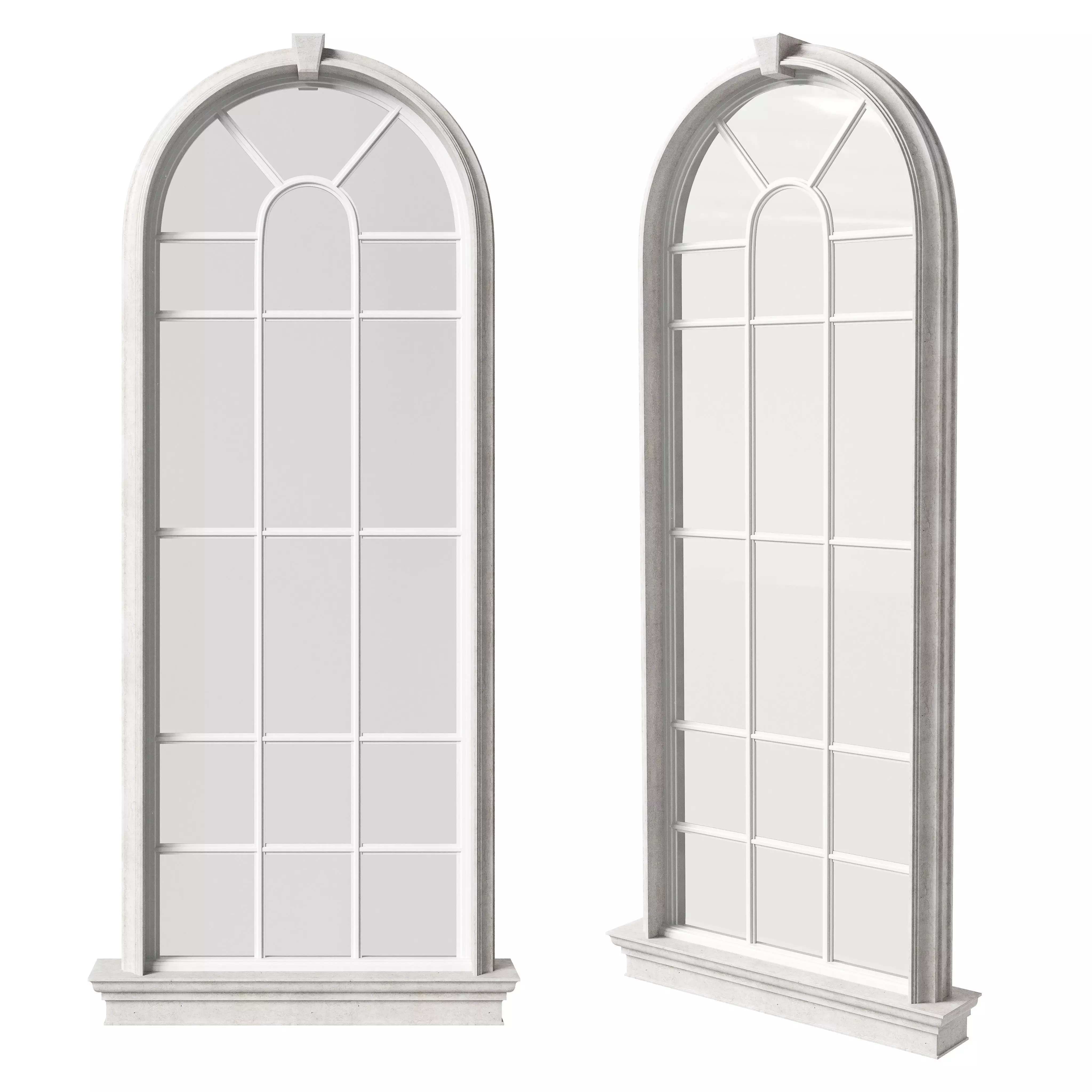 Architectural Classic Window 3D Model 8 3D model_0