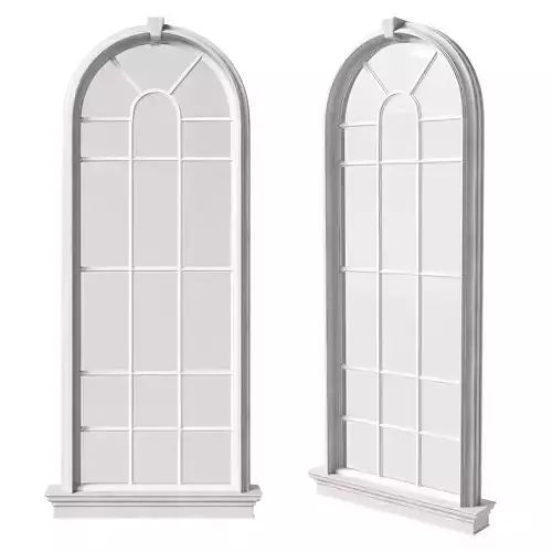 Architectural Classic Window 3D Model 8 3D model