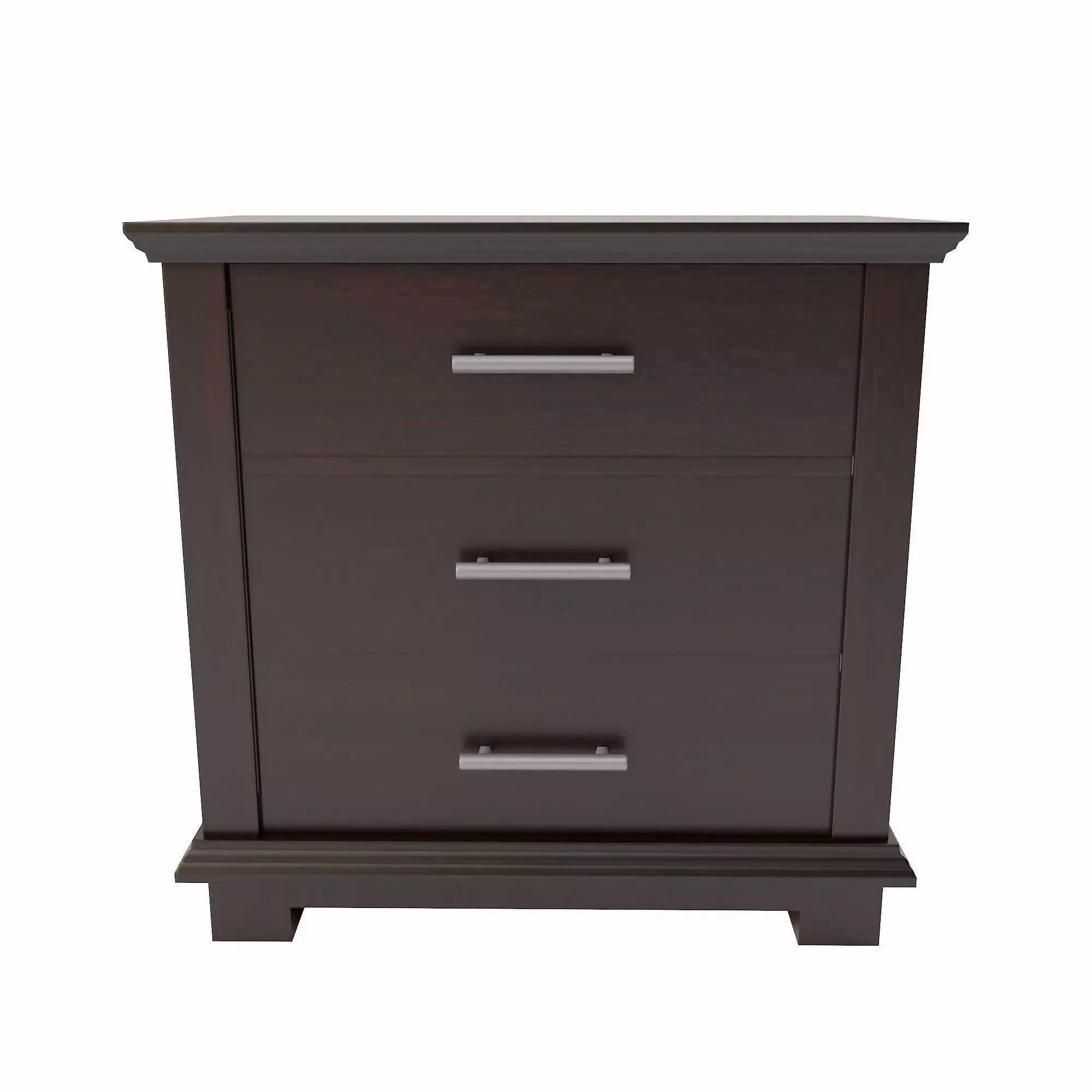 Office drawer lowpoly 3d model Low-poly 3D model_0