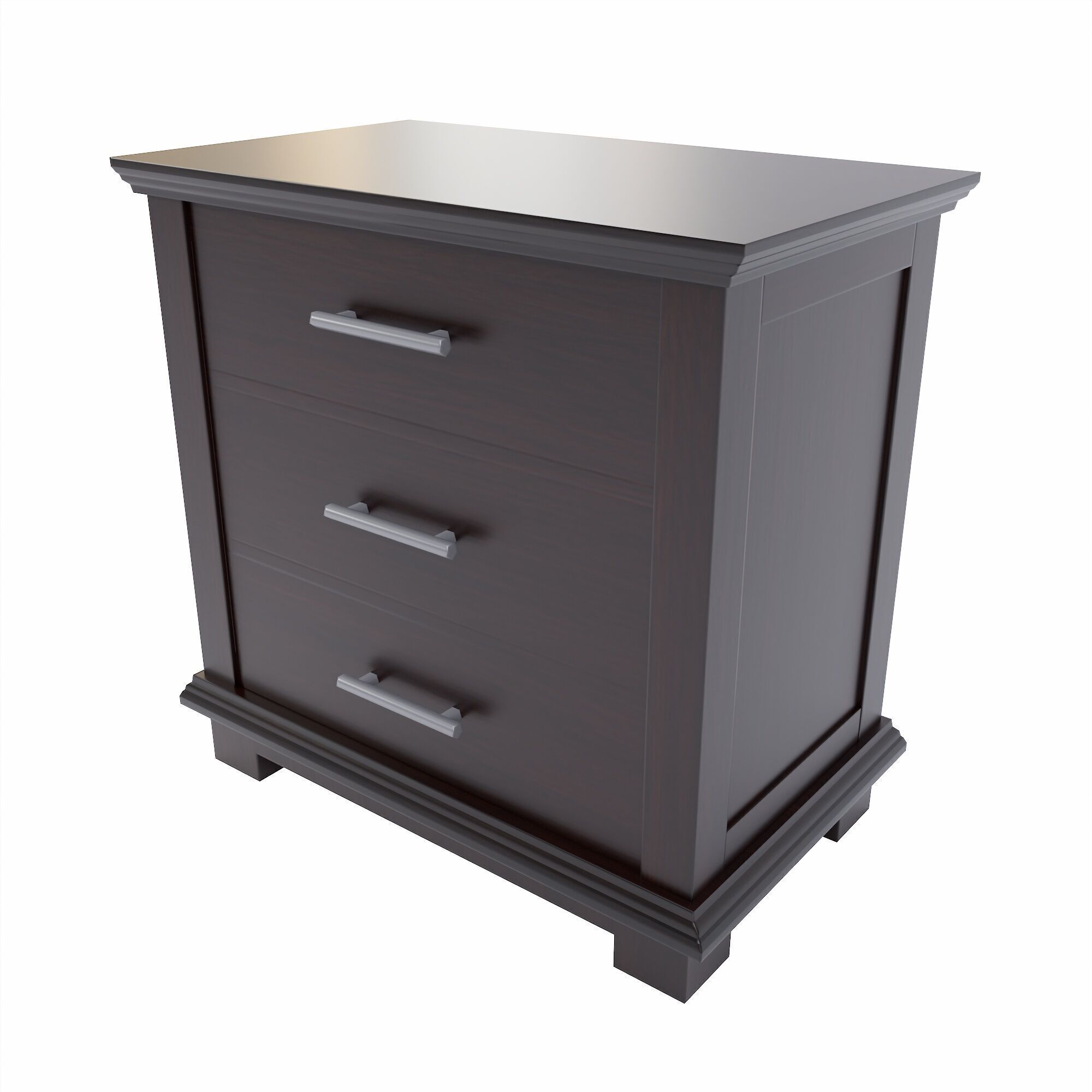 Office drawer lowpoly 3d model Low-poly 3D model_1