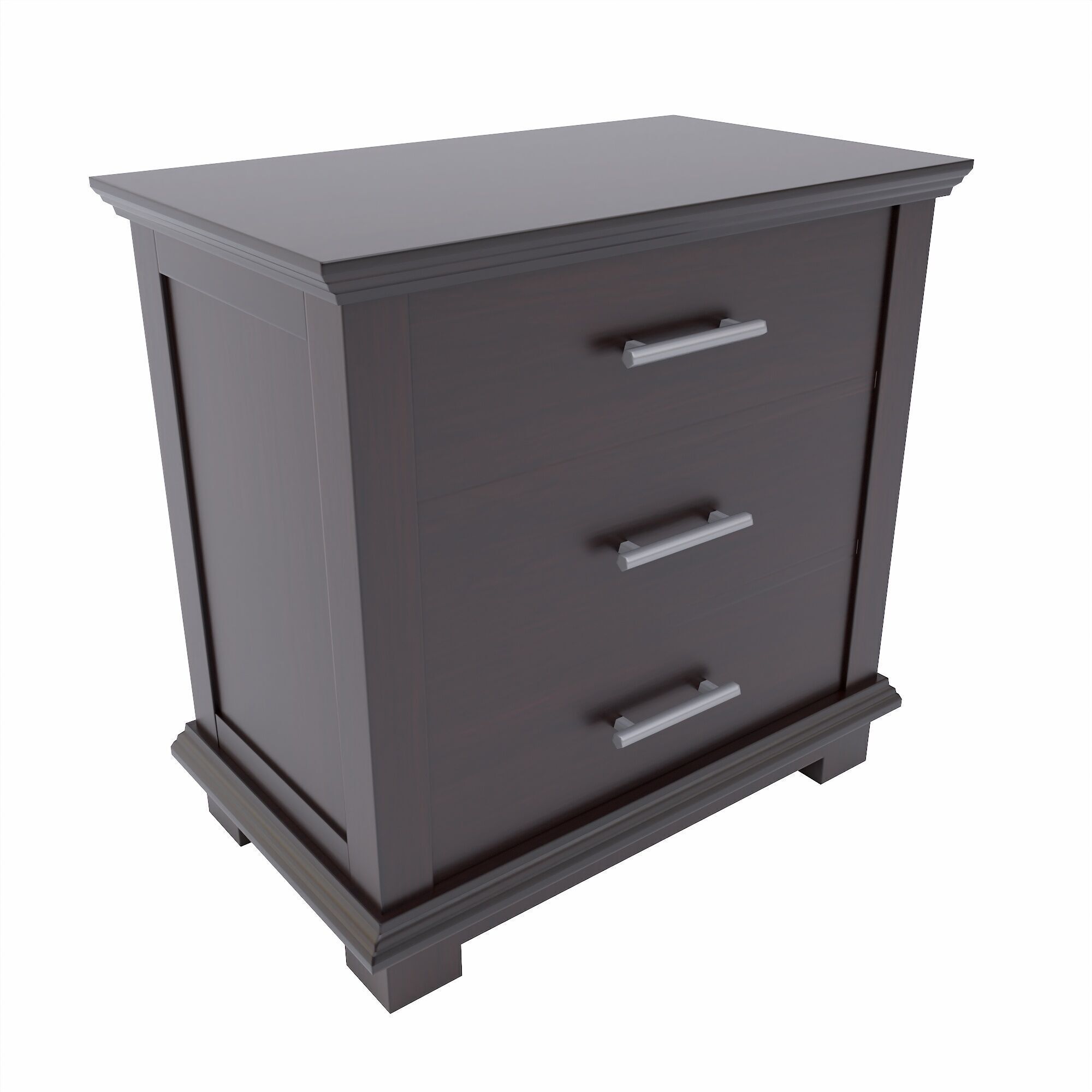 Office drawer lowpoly 3d model Low-poly 3D model_2