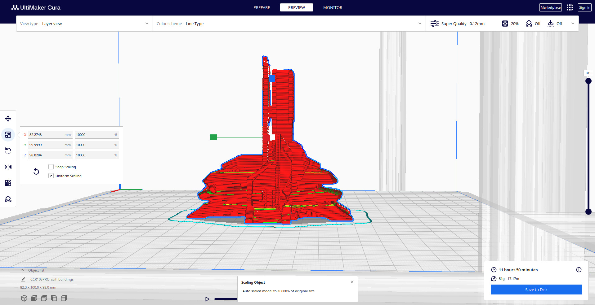 sci-fi military buildings 3D print model_1