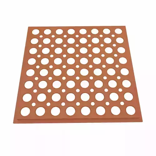 Door mat lowpoly 3d model