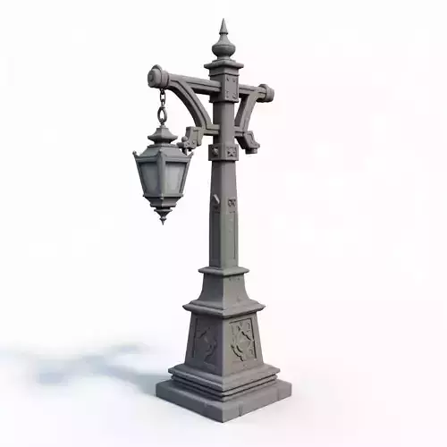 medieval street lamp 