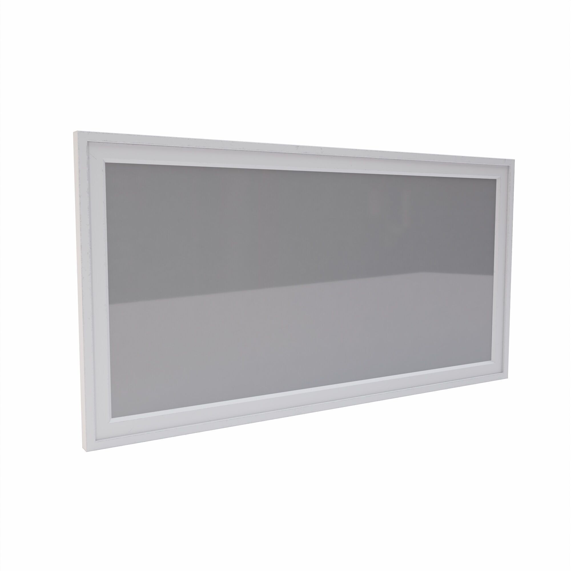 Rectangular window lowpoly 3d model Free low-poly 3D model_2