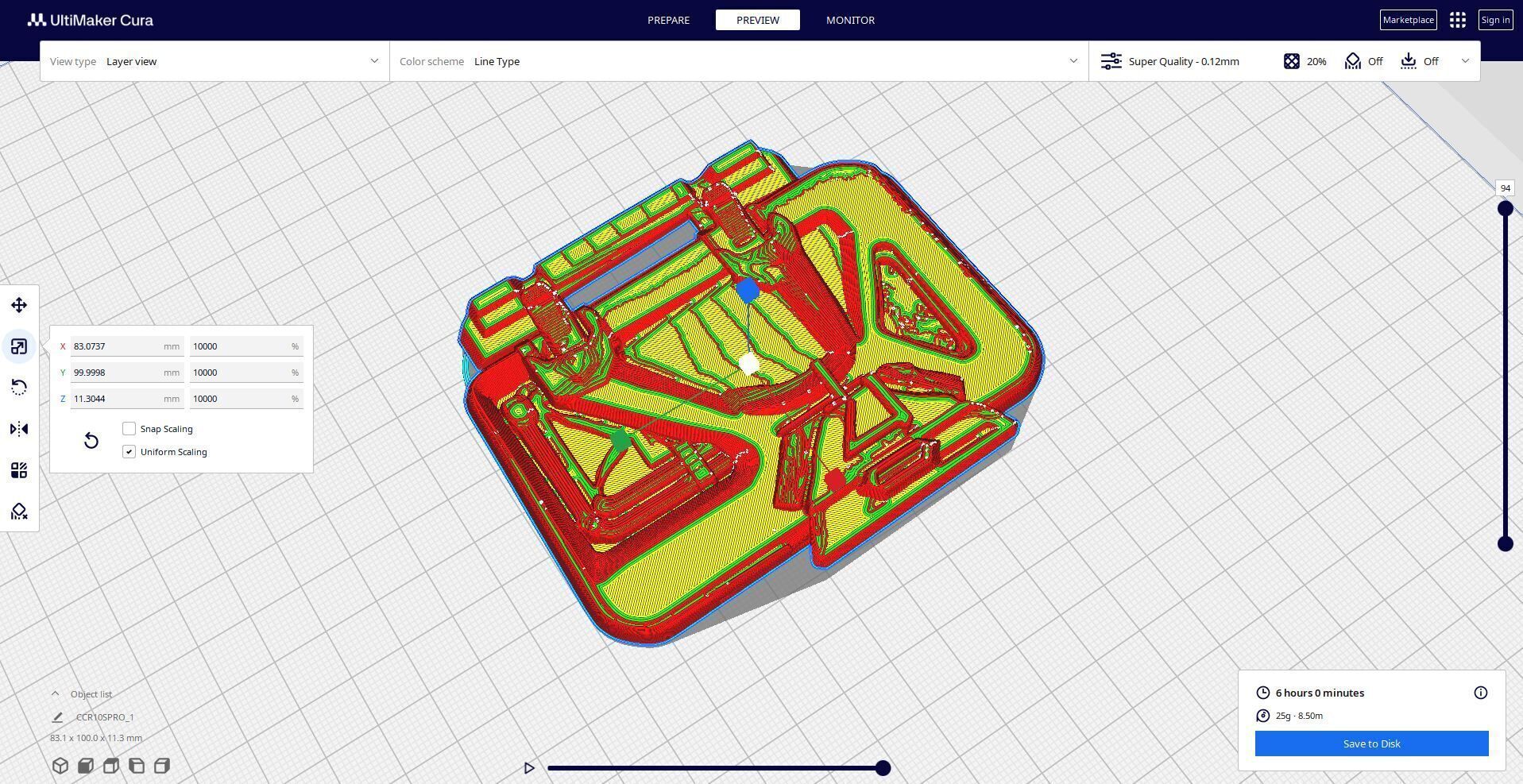 futuristic scifi door 3D print model_3