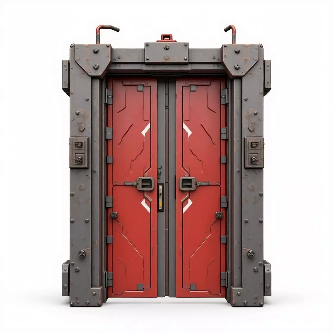 futuristic sci-fi door 3D print model