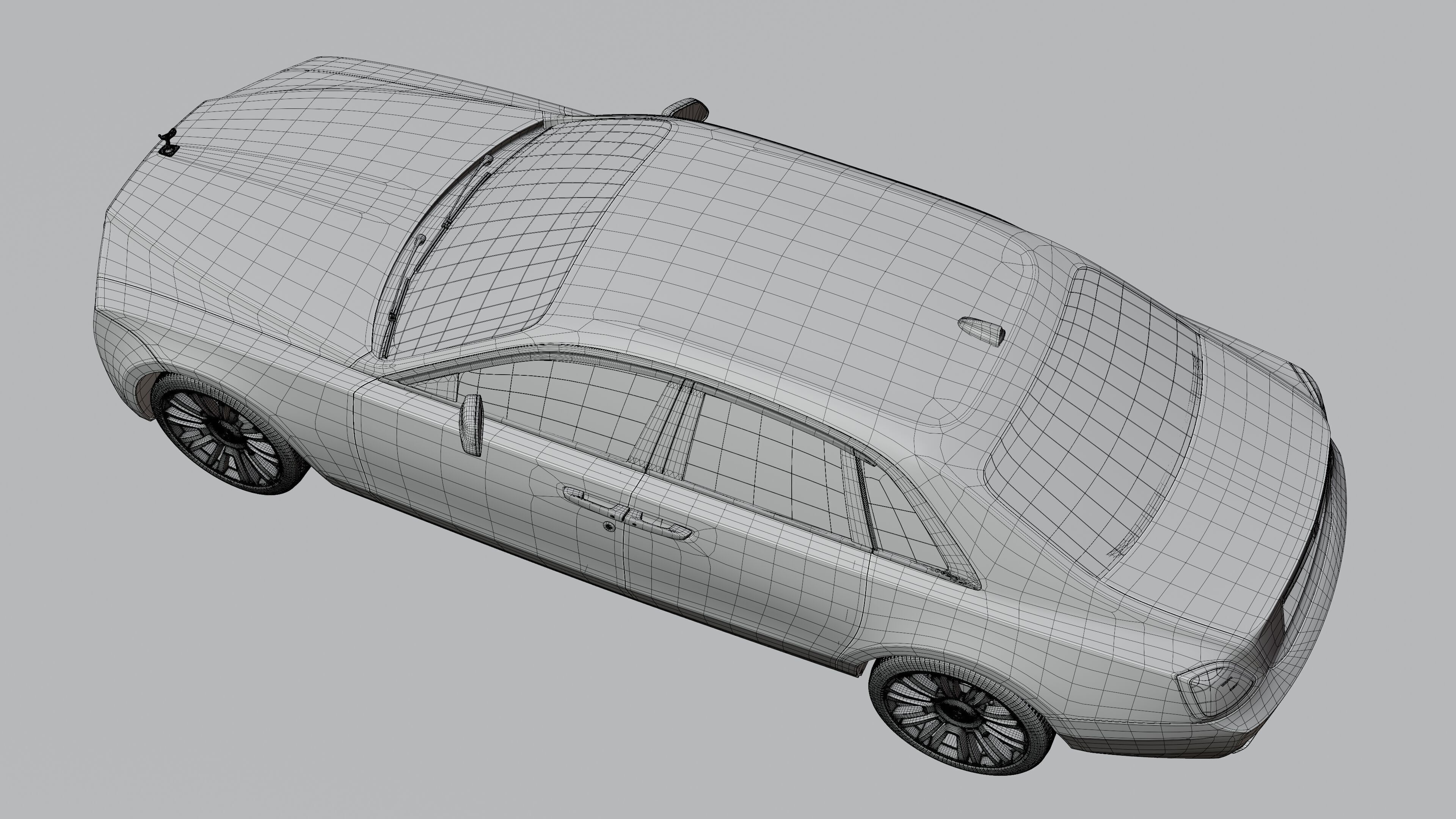 2021 Rolls-Royce Ghost With Inteiror 3D model_5
