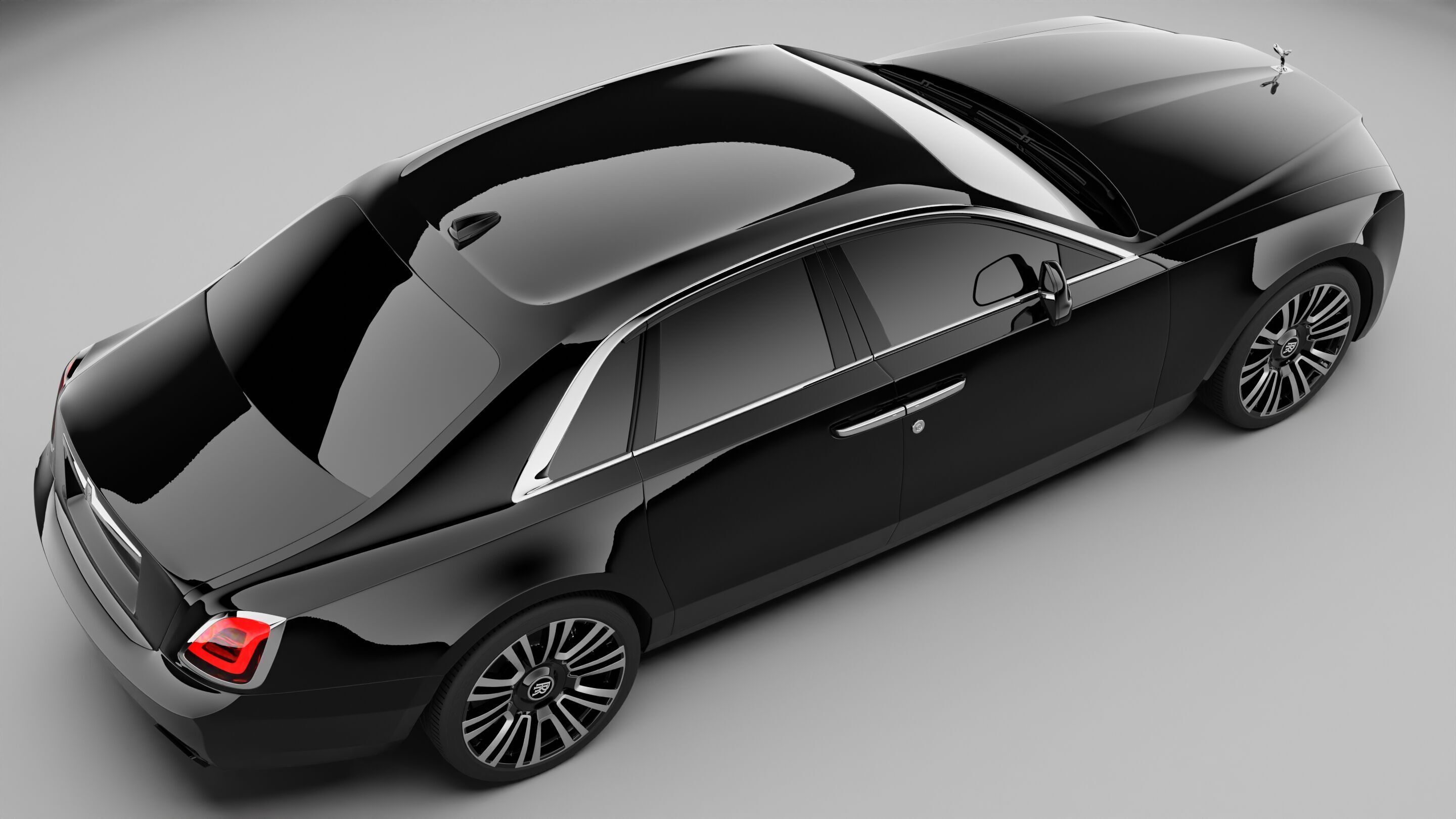 2021 Rolls-Royce Ghost With Inteiror 3D model_2