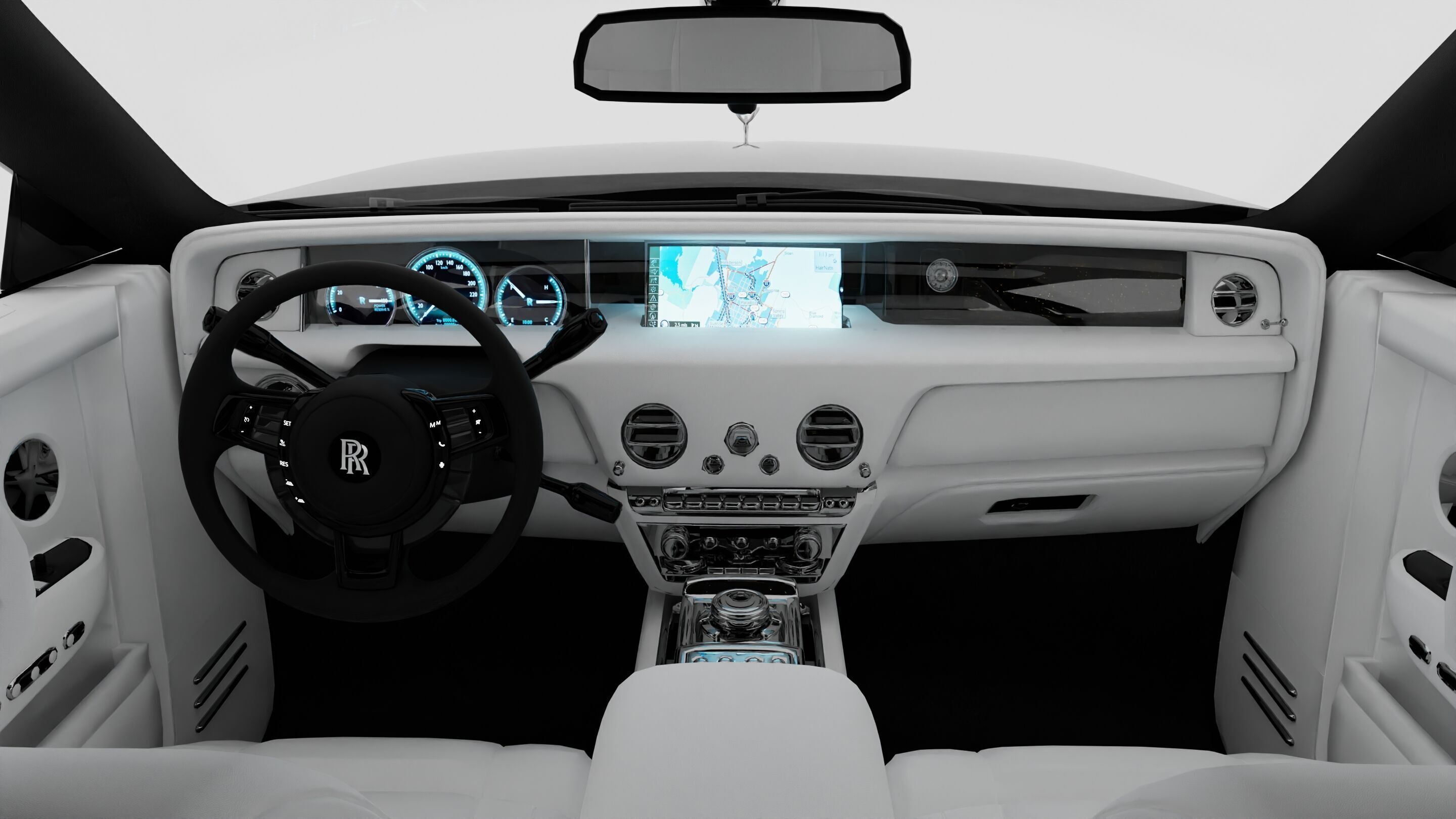 2021 Rolls-Royce Ghost With Inteiror 3D model_4