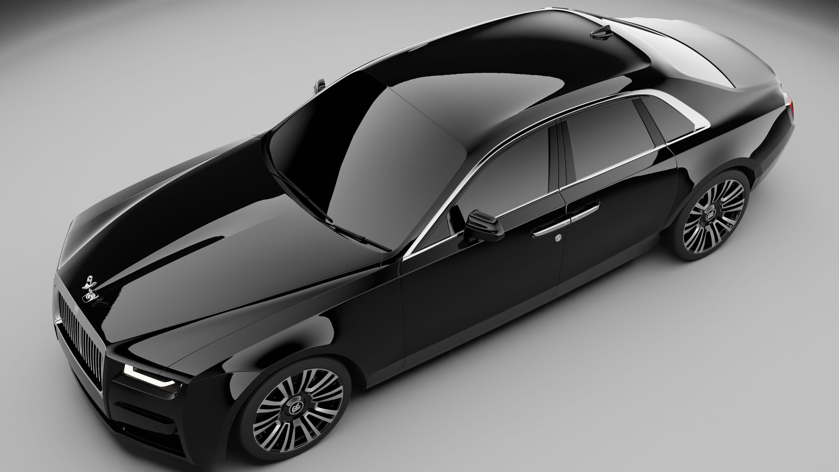 2021 Rolls-Royce Ghost With Inteiror 3D model_3