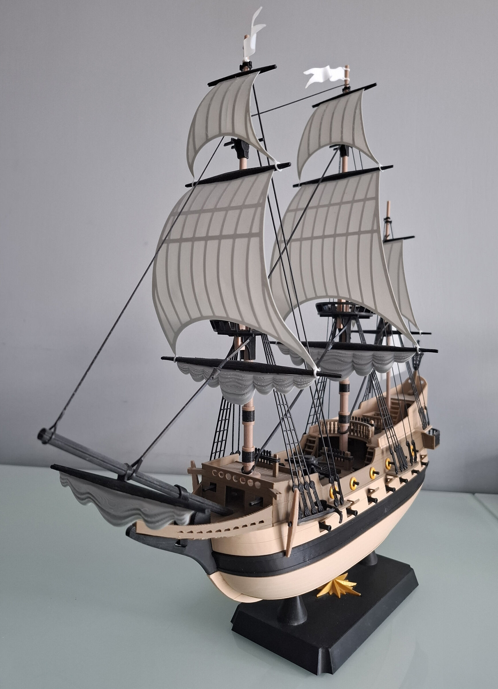 Galleon Model a Hobby and Unique Interior Decoration 3D print model_1