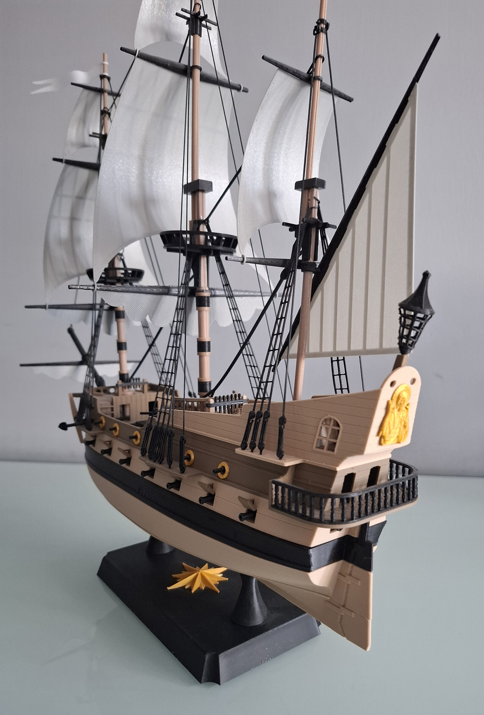 Galleon Model a Hobby and Unique Interior Decoration 3D print model_3