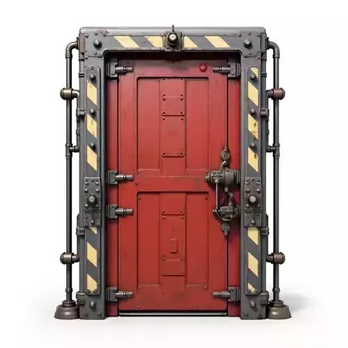  futuristic sci-fi door