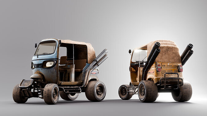 Bajaj pro mad max 3D model