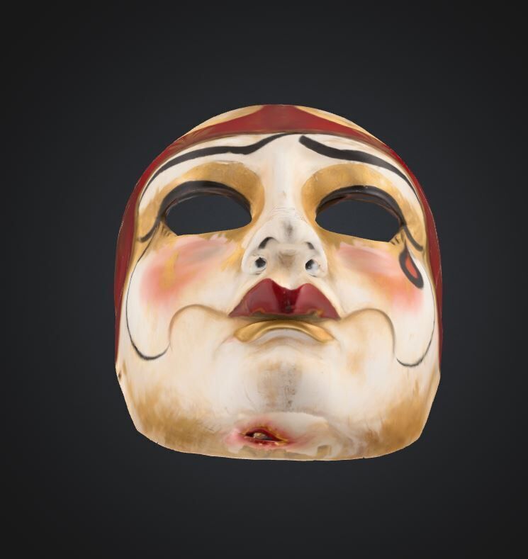 The Purge Horror Face Mask - Helloween Embroidered Mask 3D print model_41