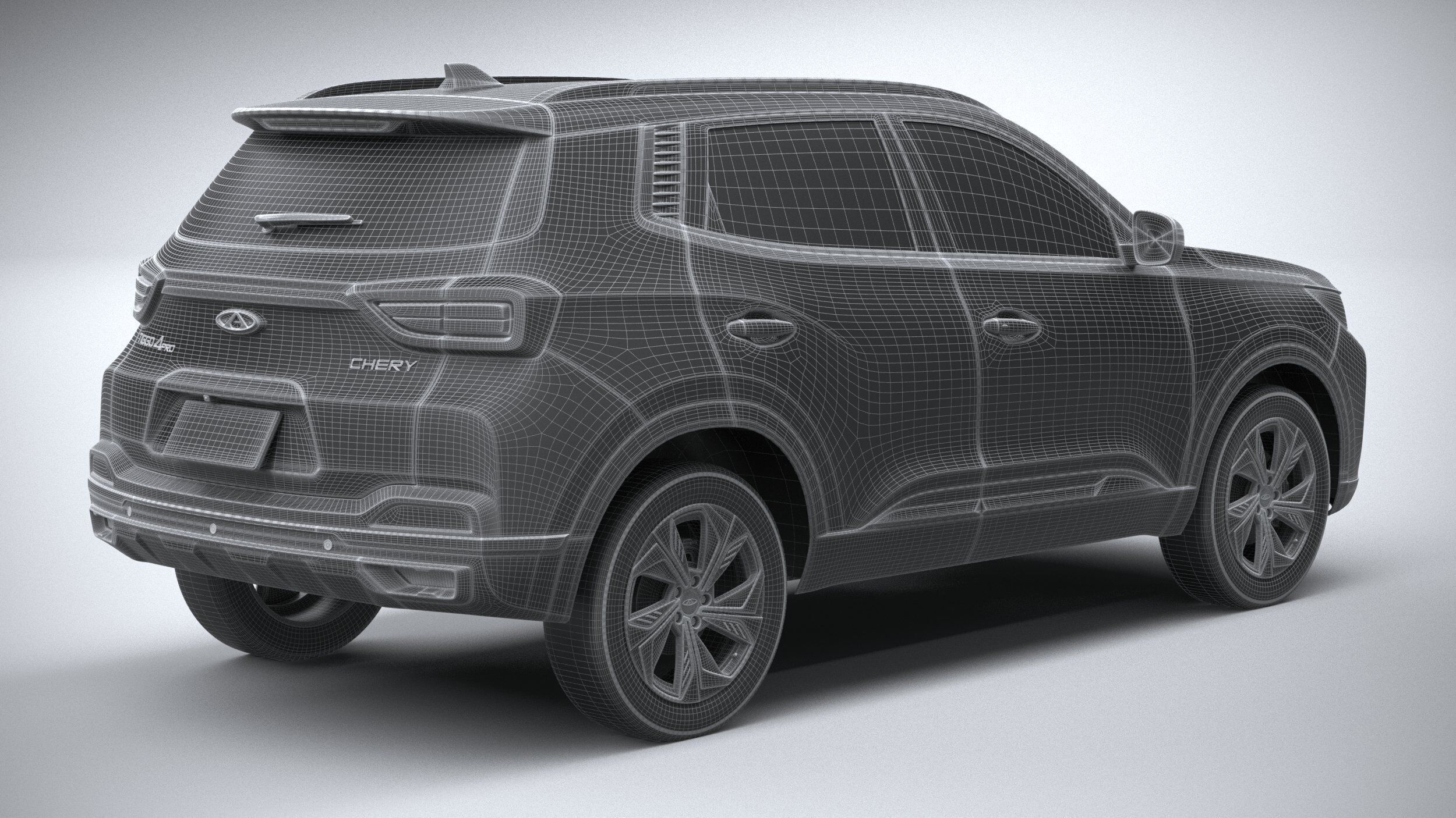 Chery Tiggo 4 Pro 2025 3D model_27