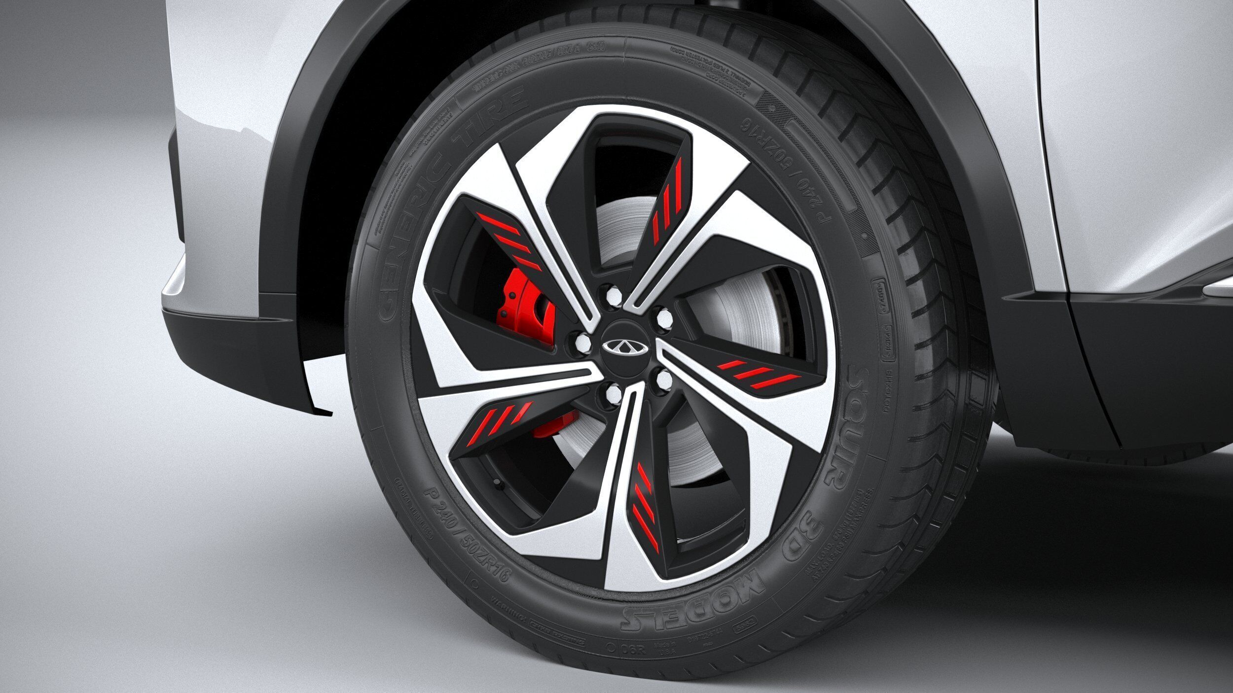 Chery Tiggo 4 Pro 2025 3D model_16