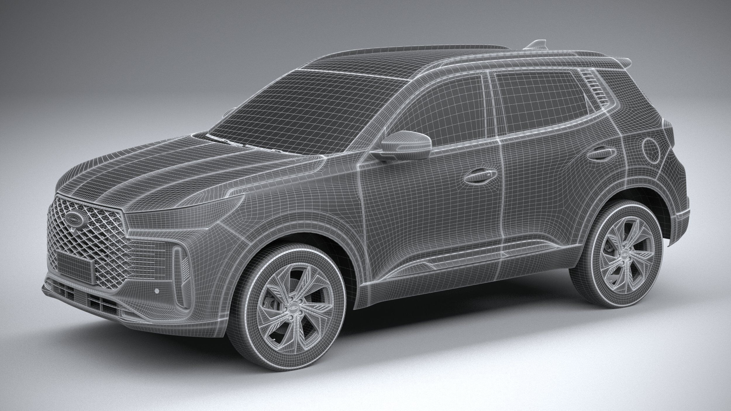 Chery Tiggo 4 Pro 2025 3D model_26