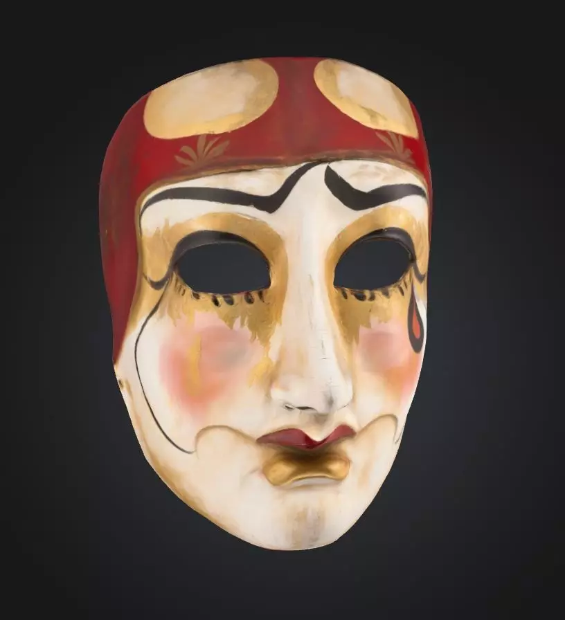 The Purge Horror Face Mask - Helloween Embroidered Mask 3D print model
