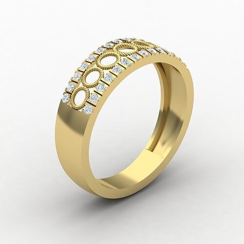 wedding ring 07 3D print model