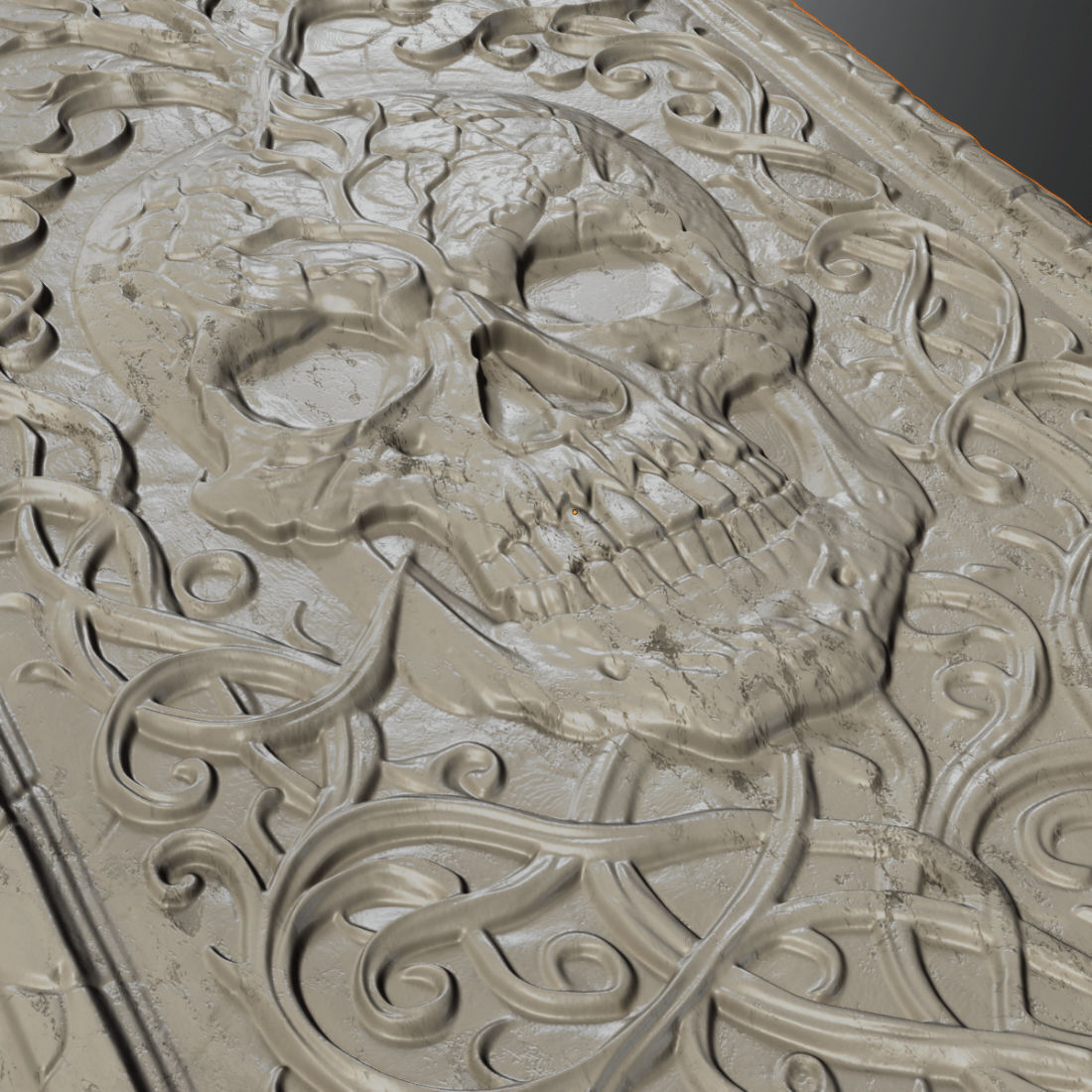 Skull - decoration 3D print model_8