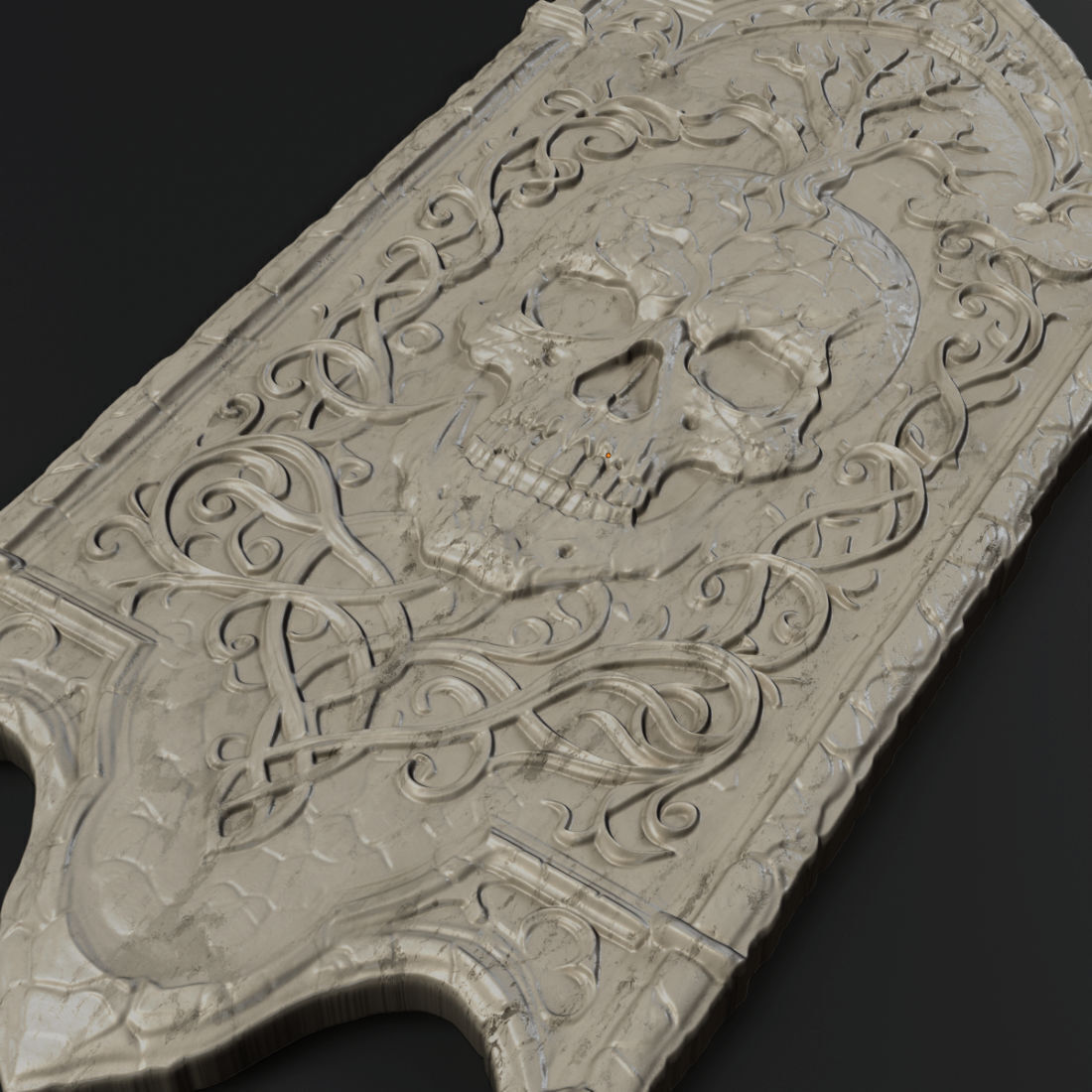 Skull - decoration 3D print model_5