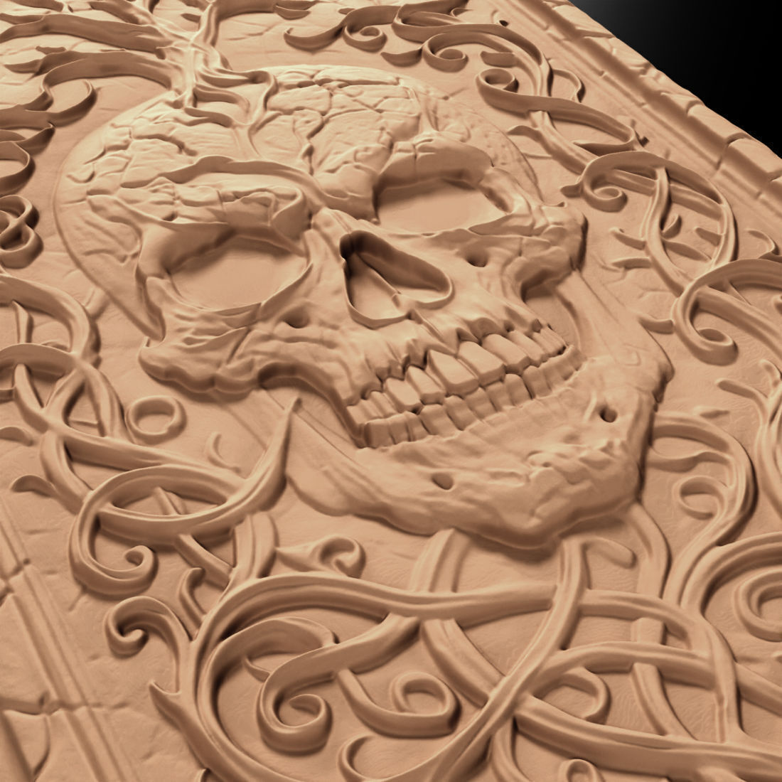 Skull - decoration 3D print model_10